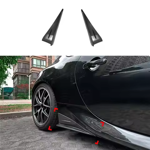 A70X-Side Skirt Splitter For Toyota GR86 Subaru BRZ 2022-2025 Side Skirt Rocker Splitters Winglet Wi