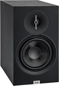 ELAC Debut 3.0 DB63-BK Bookshelf Speakers, Black Ash (Pair) - 1” Aluminum Dome Tweeter & 6.5” Aramid