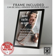 Bible Verse, Quotes, Inspirational Decor, Etc with Frame