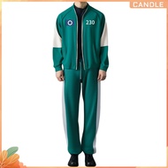 Candle✻【In Stock】❉  Calamari Game TrackSuit Outfits Player Number 001 230 333 456 Party Clothes
