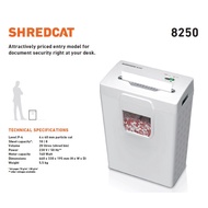 IDEAL Shredcat 8250 CC Paper Shredder (Cross Cut) - 10 sheets 20 Litres, 8250CC 8250C