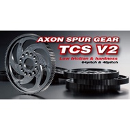 【READY STOCK】AXON SPUR GEAR TCS V2 Low Friction & Hardness  48PITCH 80~90T
