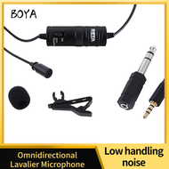 BOYA BY-M1 Omnidirectional Lavalier Microphone for Can-on Ni-kon So-ny DSLR Camcorder Audio Recorders i-Phone 6 5S 5 4S 4