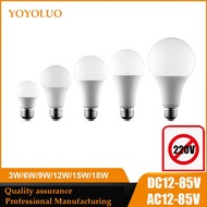 DC 12V LED Bulb E27 DC AC 12V 24V 36V 48V Lamps 3W 6W 9W 12W 15W 18W Bombilla For Solar Led Light Bu