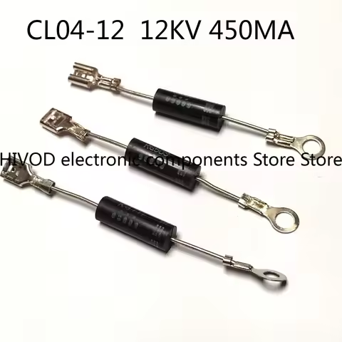 10PCS CL01-12 350mA 12kV 450MA CL04-12 0.45A With Terminal CL01-12A Diameter7.5X22mm Microwave Oven 