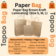 Paper Bag Laminating Chocolate Shopping Bag 125 Gsm -