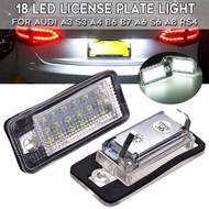 AUDI License Number Plate Light (18-LED) For Audi A3 S3 A4 B6 B7 A6 S6 A8 RS4 S8