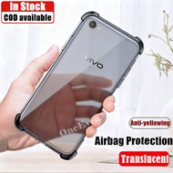 For Vivo Y66 Y66i Y66L Y66a Soft Silicone Translucent Black Jelly Case Transparent Military Grade An