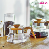 HARIO V60橄欖木好握系列 01原木色咖啡分享壺400ml VCWN-4