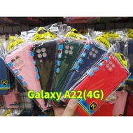 A22 Ready​Sold In Tpu Case​Soft​Plain Color Button For Galaxy A22/A22 4G/A22 4G/M32