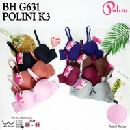 Package of 3 and 6 pcs Polini Women's Bra with 3 Hooks Jumbo Size 38 40 42 44 POLINI G631 (WIRED)