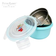 【母親節禮物】比得兔304不銹鋼 三件式圓形保鮮盒
