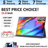 Portable Monitor Pc Gaming Monitor for Switch XBOX PS3 PS4 Phone Laptop 1080P 15.6 Inch Monitor FHD 