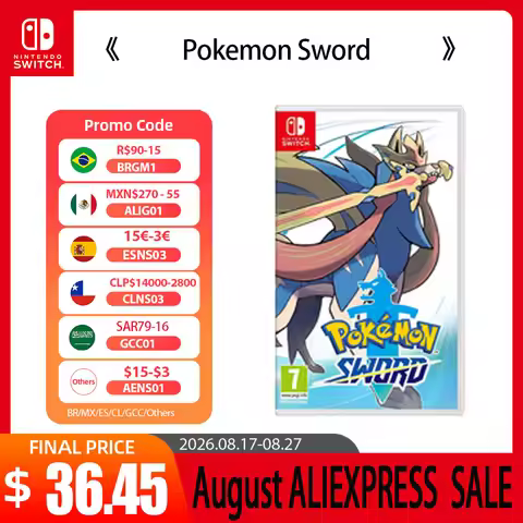 Nintendo Switch Game -Pokemon Sword - TV Tabletop Handheld Play Modes Genre Platformer Action for Sw