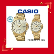 CASIO COUPLE WATCH MTP-V004G-9B & LTP-V004G-9B (ORIGINAL)