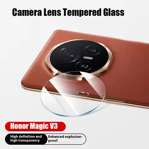 3-1Pieces Full Glue Camera Cover Lens Tempered Glass For Honor Magic V3 9H Camera Screen Lens Protec