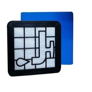 Washable Filter With Sponge For Philips FC9330 FC9331 FC9350 FC9351 FC9352 Vacuum Cleaner Parts Acce