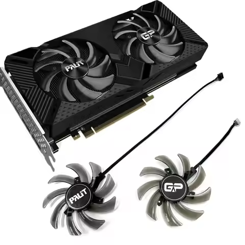 GA91S2U FDC10H12S9-C PALIT RTX 2060 DUAL GPU Fan，For PALIT GTX 1660、1660 SUPER、1660 Ti、RTX 2060、2070