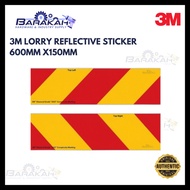 3M Lorry Reflective Sticker (600MM x 150MM)