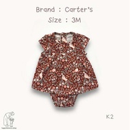 (NB-24M) Carter’s💯 มือ 1 เสื้อผ้าเด็ก บอดี้เดรส จั๊มสูท (Size NB-2ขวบ) พร้อมส่ง!