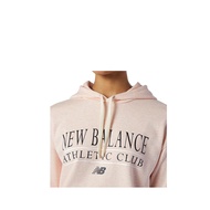 New Balance NB Essentials Athletic Club Women's Hoodie - Oyster Pink Heather