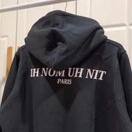 Jaket Hoodie Pria Ih Nom Uh Nit Paris Bla Pearl Logo Print Hitam Jimm