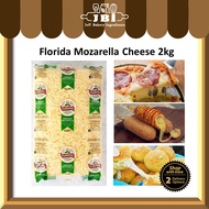 Florida Shredded Mozzarella Cheese 2kg mozarela pizza