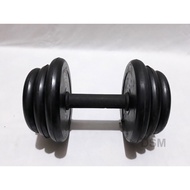 Rubber Black Dumbbell or Dumbbell 5 kg