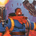 #4 Bishop 1994 Fleer Marvel Masterpieces Hildebrandt Brothers Cards