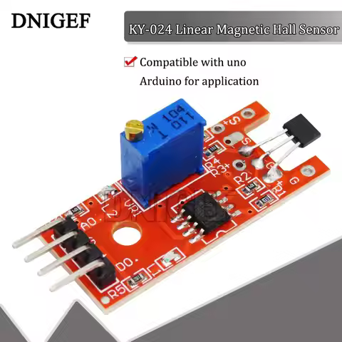 KY-024 Speed Sensor Module Smart Electronics 4pin KY-024 Linear Magnetic Hall Switches Speed Countin