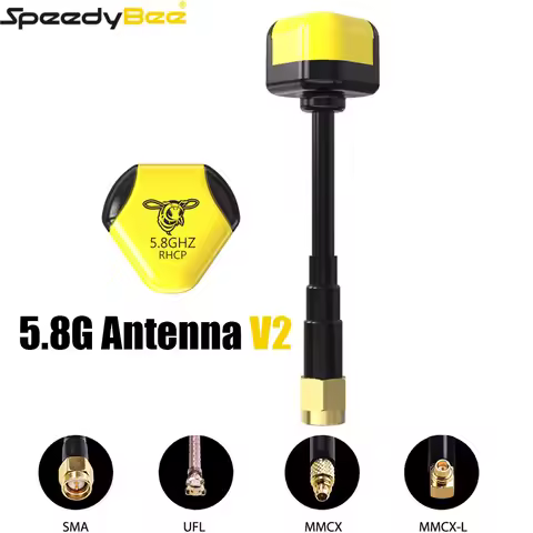 SpeedyBee Speedy Bee 5.8 GHz RHCP SMA/UFL/MMCX-90°/MMCX-Straight Antenna V2 for RC FPV Racing Drone