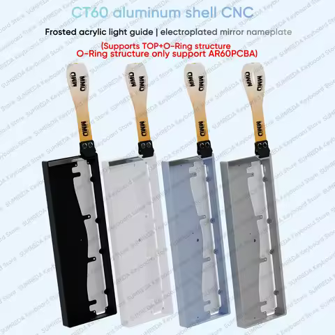MMD CT60 Wooting 60HE AR60 GH60 Aluminum Keyboard Case Shell 60% Layouts For Mad 60he Rakka H60 Win6