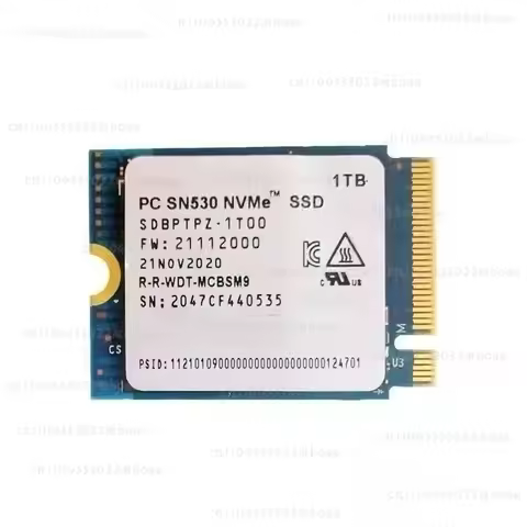 Non-Brand New CH SN530 SN560 SSD 1TB 512GB M.2 PCIE 4.0X2 2230 Solid State Drive for Support Xbox Se