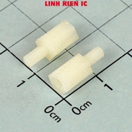 [50 Pieces]- HEX-M3 Plastic Pillar Male-Female Length 8mm Linhkien IC