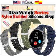 Dizo Watch Strap Nylon Braided Silicone Strap,Tali Jam Dizo Watch,Pro/ Watch R/ Watch D,D Talk,D2 /D