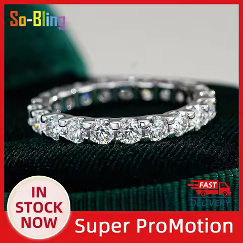 So-Bling S925 Sterling Silver Rings For Women Elegant Fine Cubic Zirconia Ring Bridal Wedding Engage