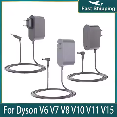 Charger For Dyson V10 V11 V15 SV12 SV15 V6 V7 V8 DC Series Vacuum Cleaner Charging Line Battery Powe