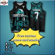 Jersey Customized Name and Number Basketball for Men Women Nba Cut 2023 Customized Jersey Full Subli