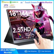 18Inch 2.5K UHD Portable Touch Screen Monitor IPS HDR Gaming Display Computer Laptop Mac Xbox PS4/5