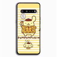 Hardcase Casing Case LG V60 V50 V50S V40 V30 V20 G8X Velvet ThinQ 5G Pompompurin Sanrio AB2007