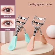 Portable Eyelash Curler, Stainless Steel Curved Handle, Long-lasting Curling Design, Lash Lift Tool,