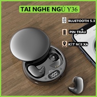 Tai nghe Y36 Pro Bluetooth 5.3 âm thanh vòm 360° bass mạnh chơi game tuyệt vời pin trâu hộp sạc tiện