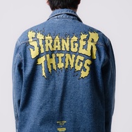 era-won DENIM JACKET x Stranger Things Yellow hawkin