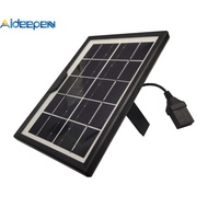 AIDEEPEN Solar Panel Continuously Power for Rechargeable Battery Camera 5V USB Solar Panel with Micr