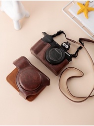 Camera Protective Case Suitable For Canon V1 G7X2 G7X3 Camera Bag V1 Protective Case Leather Case Ca