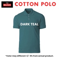 (4XL-7XL) Plus Size Cotton Polo Short Sleeve T-Shirts Plain Cotton Polo