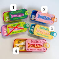 Sardines Jewellery Box Travel Case 3D Jewellery Box Jewellery Organiser