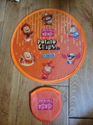 包平郵^^25cm珍珍薯片摺扇(p2)