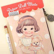 韓國【Afrocat】paper doll mate pencil case5〈Sally〉手帳 筆袋 鉛筆盒 收納