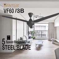 [New Model] REZO VENTUS CASTA 565  Turbo 9 Speed 5Blade Ceiling Fan With Remote Control Kipas Siling